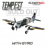 TOP RC Fighter 800MM Tempest RC Airplane (PNP with Gyro)